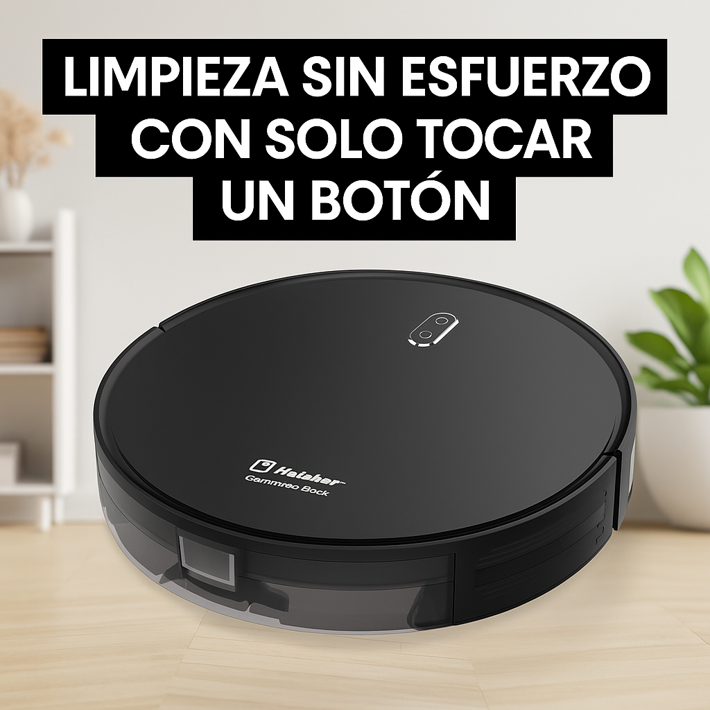 Aspiradora robot “¡Limpieza Inteligente sin mover un dedo!”✅