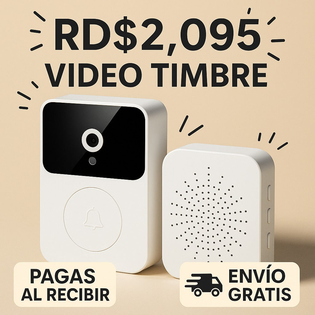 TIMBRE CON CAMARA DE VIDEO INALAMBRICA
